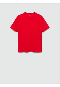 mango - Mango T-Shirt Rita77090571 Czerwony Regular Fit. Kolor: czerwony. Materiał: bawełna #5