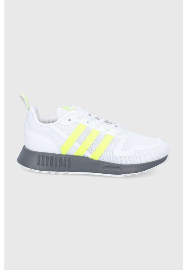 adidas Originals Buty dziecięce Multix kolor szary. Nosek buta: okrągły. Zapięcie: sznurówki. Kolor: szary. Materiał: guma
