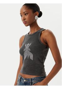 Patrizia Pepe Top 8M1768/J373-S763 Szary Slim Fit. Kolor: szary. Materiał: bawełna #3