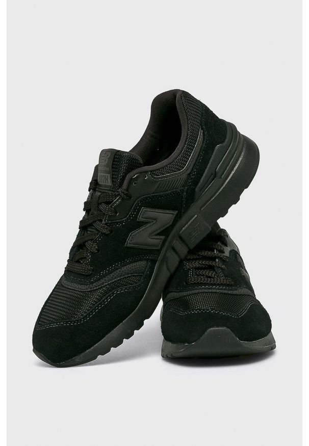 New Balance - Buty CM997HCI. Nosek buta: okrągły. Zapięcie: sznurówki. Kolor: czarny. Materiał: guma