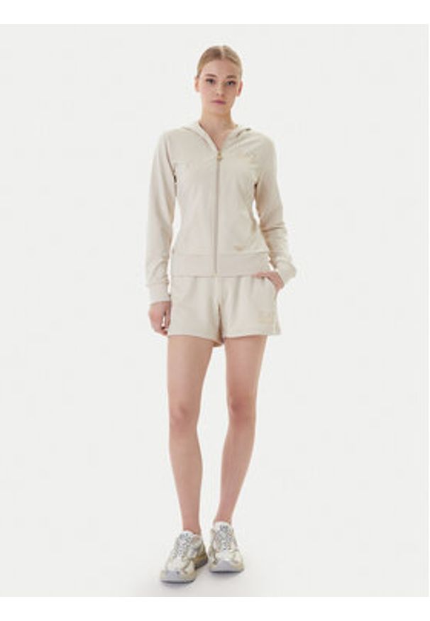 EA7 Emporio Armani Szorty sportowe 7W000269 AF12482 U1088 Beżowy Regular Fit. Kolor: beżowy. Materiał: syntetyk