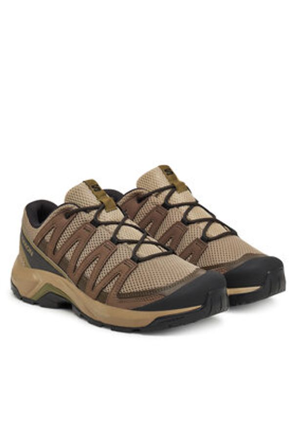 salomon - Salomon Trekkingi X-Adventure Recon L47815600 Beżowy. Kolor: beżowy. Materiał: nubuk, skóra. Sport: turystyka piesza