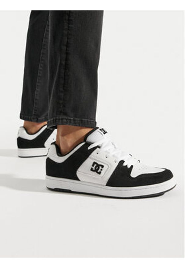 DC Shoes Sneakersy Manteca 4 ADYS100765 Biały. Kolor: biały. Materiał: skóra