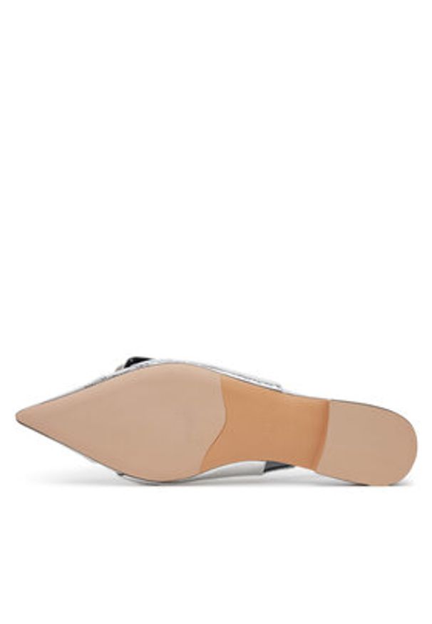 Badura Baleriny HIBISCUS-LT593-911 Srebrny. Kolor: srebrny. Materiał: skóra