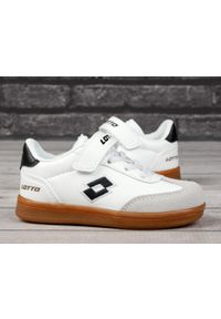 LOTTO - Buty dziecięce sportowe na rzep Lotto VINTAL M. Zapięcie: rzepy. Kolor: beżowy, szary, biały, wielokolorowy. Sport: turystyka piesza #2