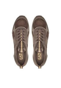 EA7 Emporio Armani Sneakersy X8X027 XK050 S294 Brązowy. Kolor: brązowy. Materiał: materiał