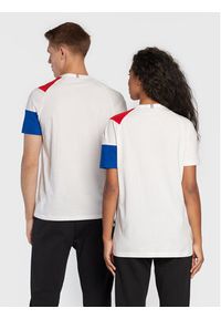 Le Coq Sportif T-Shirt Unisex Bat 2210554 Biały Regular Fit. Kolor: biały. Materiał: bawełna