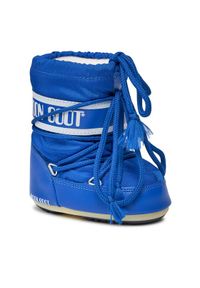 Śniegowce Moon Boot. Kolor: niebieski. Materiał: nylon