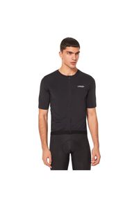Koszulka Rowerowa Męska Oakley Point To Point Jersey T-shirt. Kolor: czarny. Materiał: jersey. Sport: turystyka piesza #1