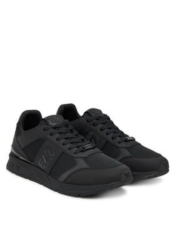 EA7 Emporio Armani Sneakersy 7X000656 AF13550 MC513 Czarny. Kolor: czarny. Materiał: skóra