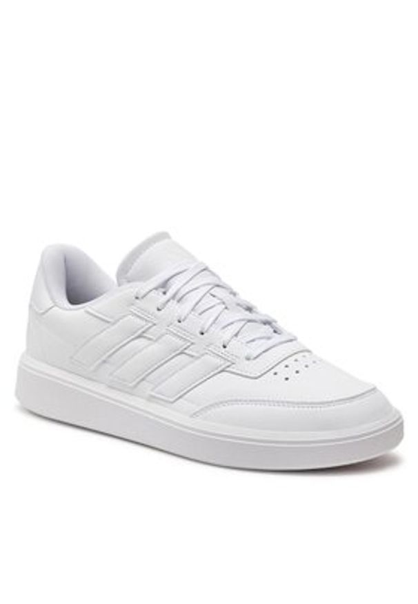 Adidas - adidas Sneakersy Courtblock IF4031 Biały. Kolor: biały. Materiał: skóra