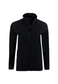 WOMEN\'S BEST - Damska Kurtka Softshell Uniwear Czarna XS na Zajęcia na Świeżym Powietrzu. Kolor: czarny. Materiał: softshell #1