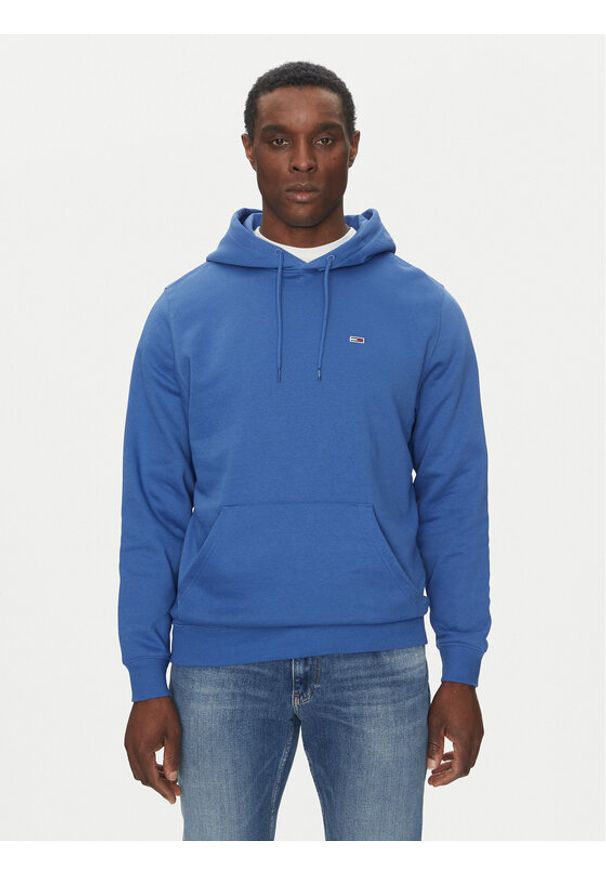 Tommy Jeans Bluza DM0DM20742 Niebieski Regular Fit. Kolor: niebieski. Materiał: bawełna