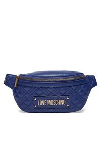 Love Moschino - LOVE MOSCHINO Saszetka nerka JC4003PP0LLA0750 Granatowy. Kolor: niebieski. Materiał: skóra