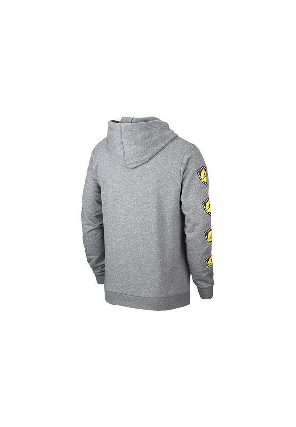 Nike - Bluza męska nike air jordan sportswear last shot hoodie carbon heather. Kolor: szary. Sport: bieganie