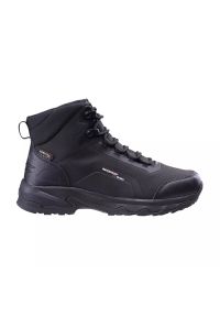 Buty taktyczne męskie Magnum Dodson Mid WP C - czarne, Rozmiar buta 45. Kolor: czarny. Materiał: materiał, guma. Szerokość cholewki: normalna. Wzór: moro. Sezon: lato. Sport: turystyka piesza, fitness #1