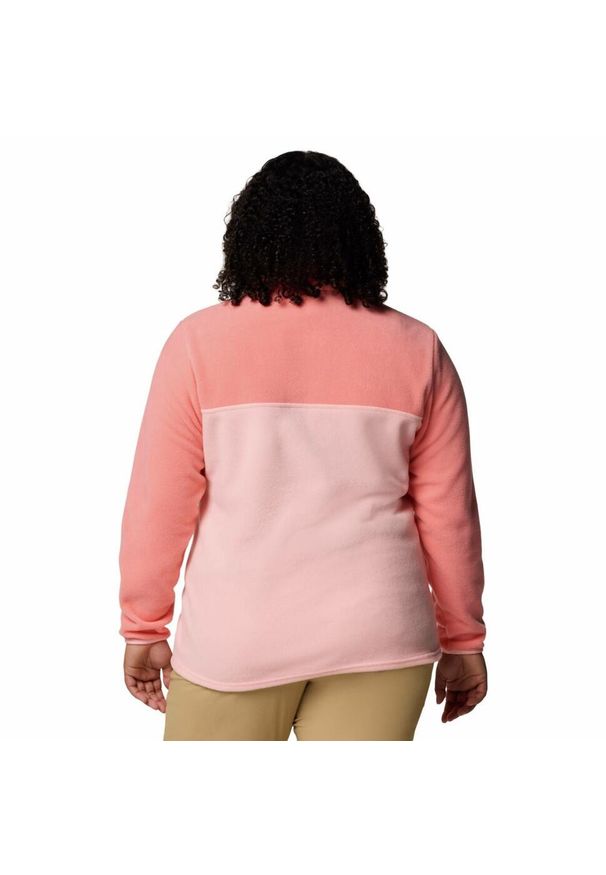 columbia - Bluza polarowa damska Columbia Benton Springs 1/2 Snap Pullover Fleece II. Kolor: różowy. Materiał: polar