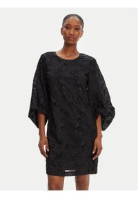 Munthe Bluzka Pansi 252131625225 Czarny Regular Fit. Kolor: czarny. Materiał: lyocell