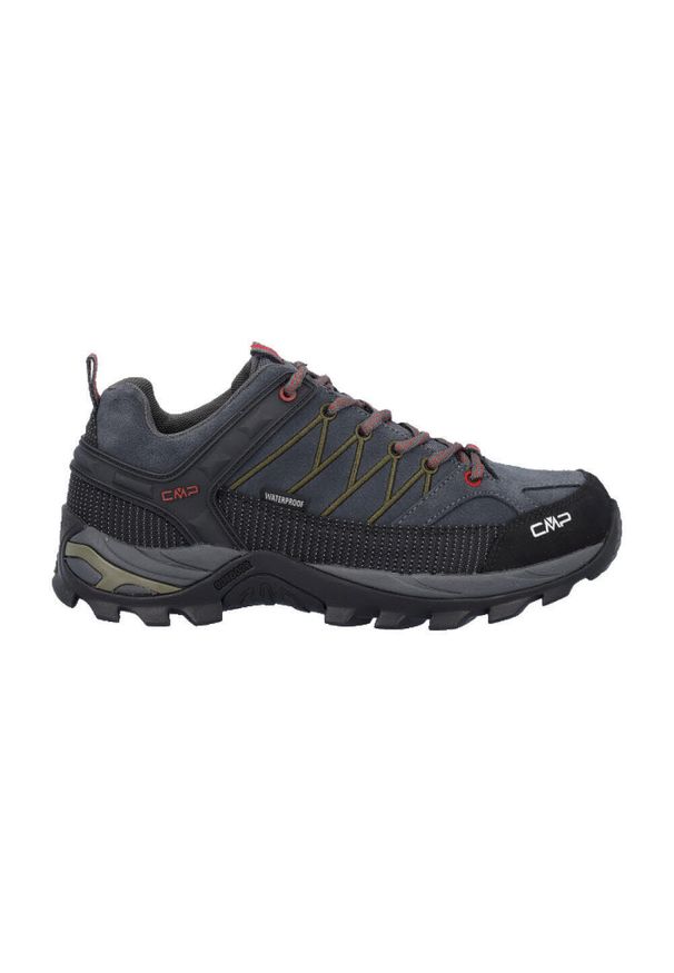 CAMPAGNOLO - Buty trekkingowe męskie CMP 3Q1324775US. Zapięcie: sznurówki. Kolor: wielokolorowy, szary. Materiał: guma, materiał, skóra, syntetyk. Szerokość cholewki: normalna
