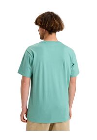 Quiksilver - Top typu tank dla ARCHIVE. Kolor: zielony. Materiał: tkanina, elastan, bawełna. Wzór: haft