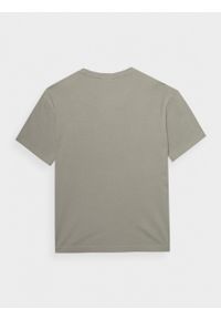 outhorn - T-shirt gładki męski - miętowy. Okazja: na co dzień. Kolor: miętowy. Materiał: bawełna, dzianina. Wzór: gładki. Styl: casual #4