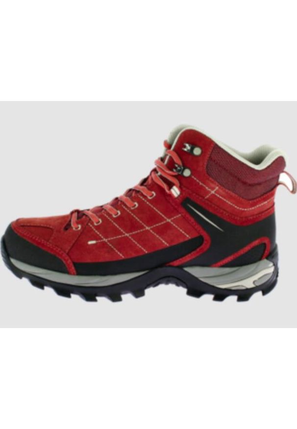 ELEMENTERRE - Wysokie buty turystyczne Élémenterre Sonora EV. Kolor: czerwony. Materiał: nylon, skóra. Styl: sportowy. Sport: turystyka piesza