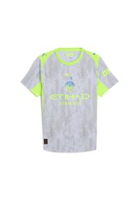 Puma - Męska autentyczna trzecia koszulka Manchester City 25/26 PUMA. Kolor: niebieski, zielony, wielokolorowy. Sport: bieganie #1