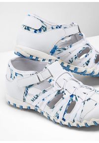 bonprix - Buty wsuwane na profilowanej podeszwie. Zapięcie: bez zapięcia. Kolor: biały #3