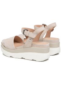 Geox Sandały D Gardenia C D02HBC 00021 C6738 Beżowy. Kolor: beżowy. Materiał: zamsz, skóra #5