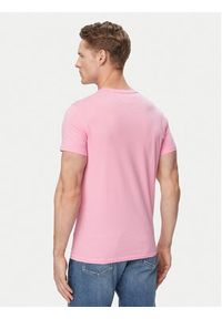 Tommy Jeans T-Shirt DM0DM04411 Różowy jasny Slim Fit. Kolor: różowy. Materiał: bawełna #2
