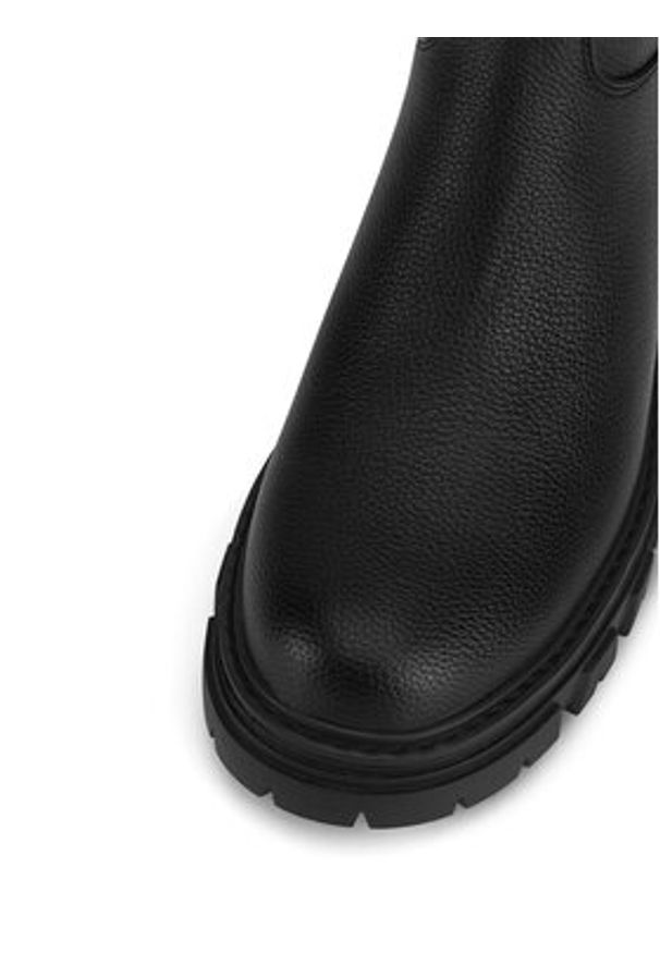 MEXX Oficerki MI001805143W Czarny. Kolor: czarny. Materiał: skóra