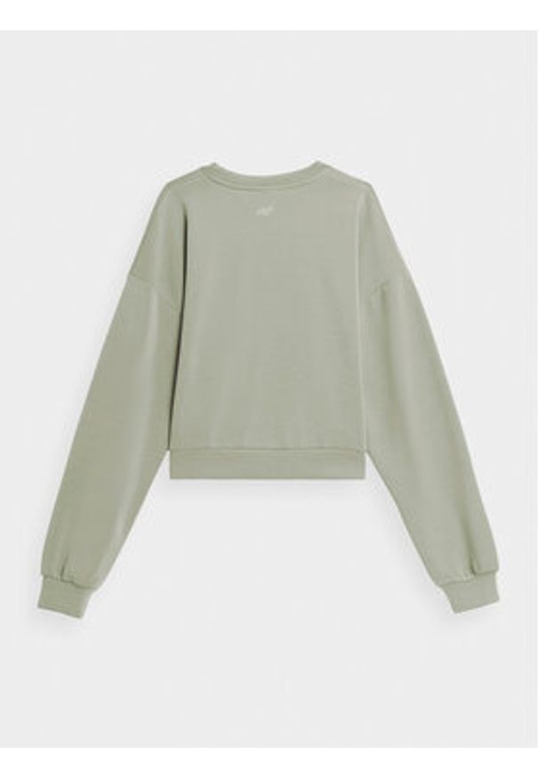 4f - 4F Bluza 4FAW23TSWSF701 Khaki Regular Fit. Kolor: brązowy. Materiał: syntetyk