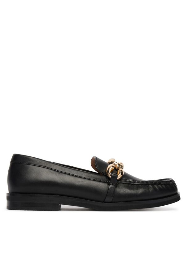 Loafersy HÖGL. Kolor: czarny