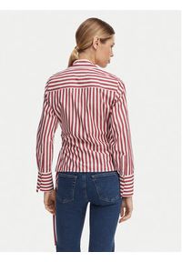 TOMMY HILFIGER - Tommy Hilfiger Bluzka WW0WW49650 Czerwony jasny Regular Fit. Kolor: czerwony. Materiał: bawełna #5