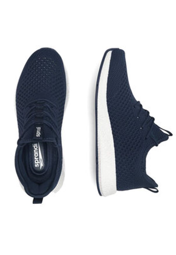 Sprandi Sneakersy MP07-GVA1 Granatowy. Kolor: niebieski. Materiał: materiał