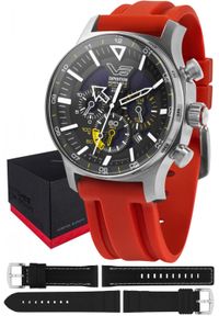 Zegarek męski Vostok Europe VR42-595A732SR czerwony. Kolor: czerwony #1