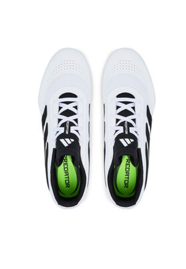 Adidas - adidas Buty do piłki nożnej Predator Club Sala JR7025 Biały. Kolor: biały. Materiał: materiał