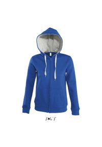 SOL'S - Bluza damska z kapturem Sol's Soul. Typ kołnierza: kaptur. Kolor: niebieski #1