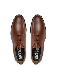 BOSS - Boss Półbuty Colby Derb 50498467 Brązowy. Kolor: brązowy. Materiał: skóra