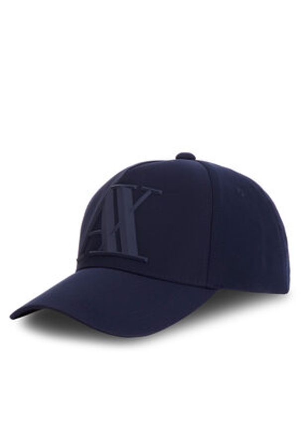 Armani Exchange Czapka z daszkiem 954079 CC518 37735 Granatowy. Kolor: niebieski. Materiał: materiał