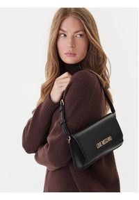 Love Moschino - LOVE MOSCHINO Torebka JC4058PP0NLO0000 Czarny. Kolor: czarny. Materiał: skórzane #5