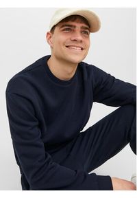 Jack & Jones Bluza Bradley 12249341 Granatowy Relaxed Fit. Kolor: niebieski. Materiał: bawełna, syntetyk #2