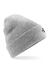 R-EVENGE - Gładka sportowa czapka zimowa dla dorosłych, sport, w kolorze szary. Kolor: szary. Materiał: akryl. Wzór: gładki. Sezon: zima. Styl: sportowy #1