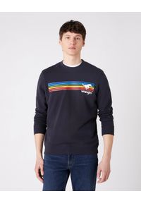 Wrangler - MĘSKA BLUZA WRANGLER EXPLORER SWEAT DARK NAVY W6D0HYXAE