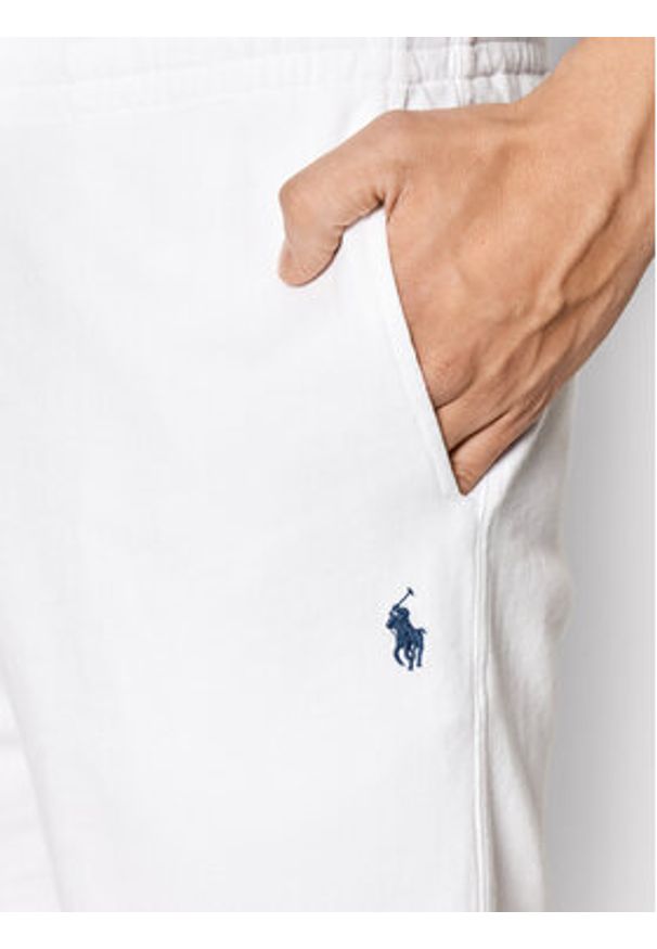 Polo Ralph Lauren Szorty sportowe 710704271004 Biały Regular Fit. Kolor: biały. Materiał: bawełna. Styl: sportowy