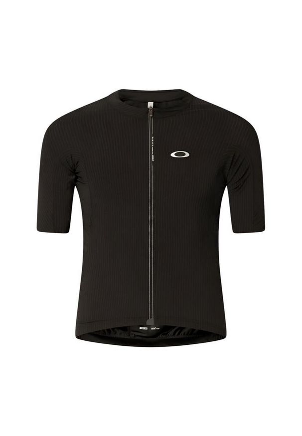 Koszulka męska Oakley Gridskin Pinstripe Jersey. Kolor: czarny. Materiał: jersey