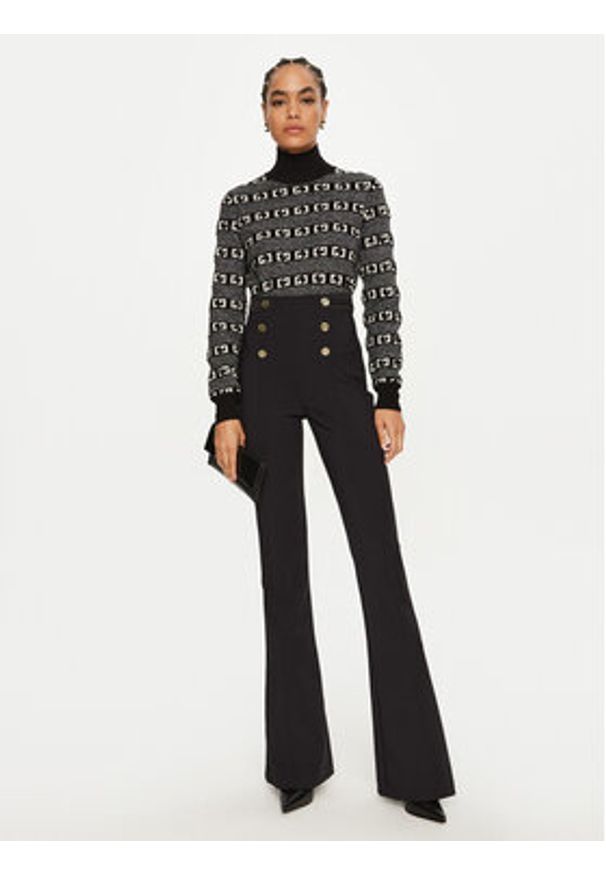 Gaudi Sweter 421BD53023 Kolorowy Regular Fit. Materiał: wiskoza. Wzór: kolorowy