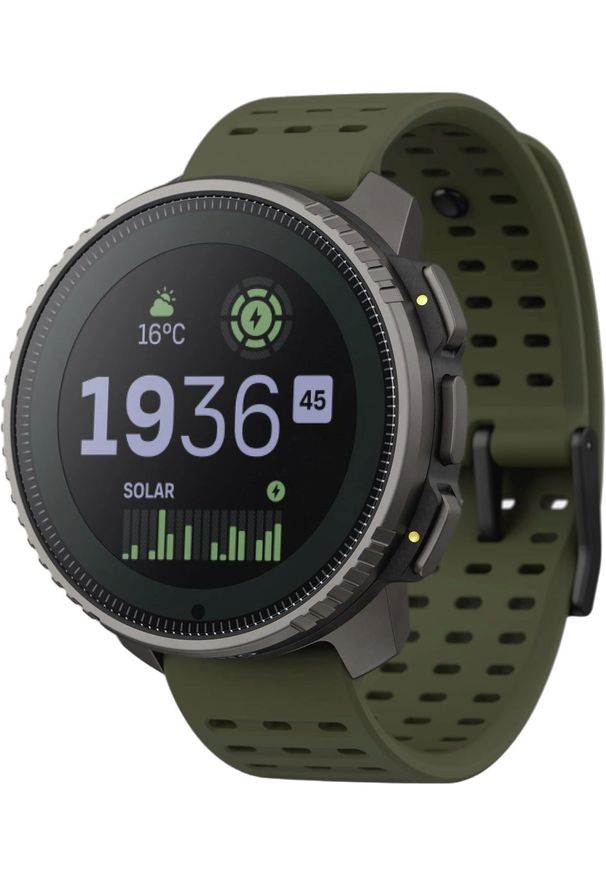 SUUNTO - Zegarek sportowy Suunto Vertical Titanium Solar Forest (SS050859000). Styl: sportowy