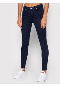 Tommy Jeans Jeansy Nora DW0DW09209 Granatowy Skinny Fit. Kolor: niebieski