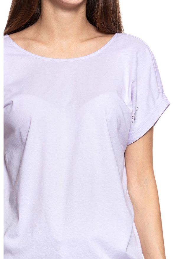 Mustang - MUSTANG T SHIRT DAMSKI Audrey C Knot 1009477 8076. Wzór: nadruk